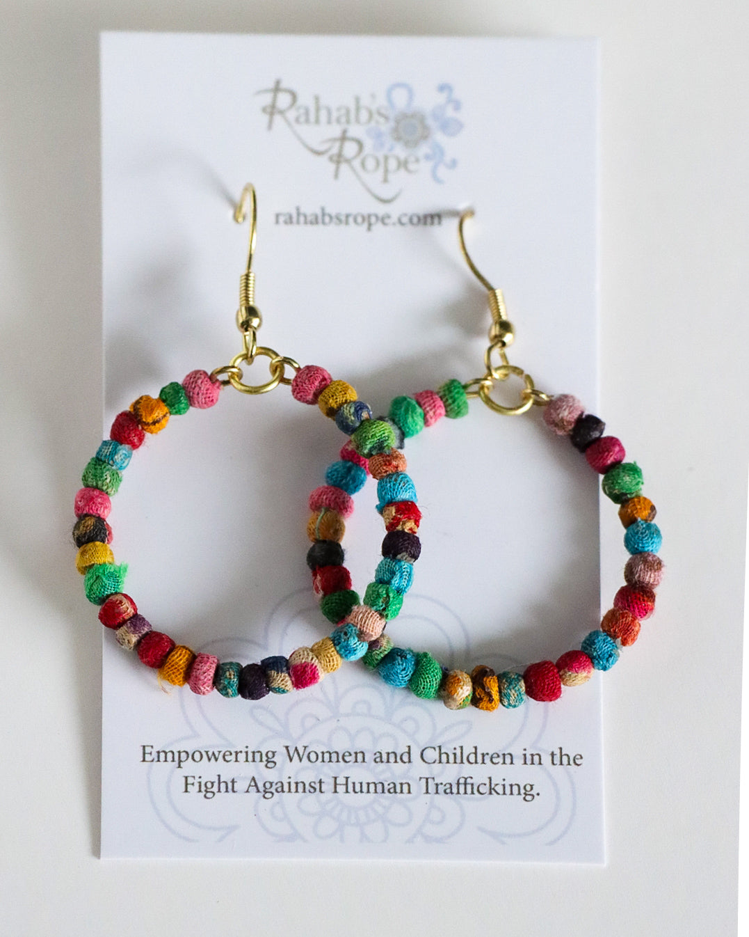 Colors of India Sari Hoop-Small