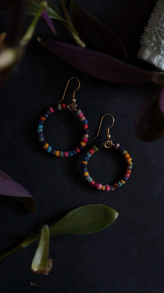 Colors of India Sari Hoop-Small