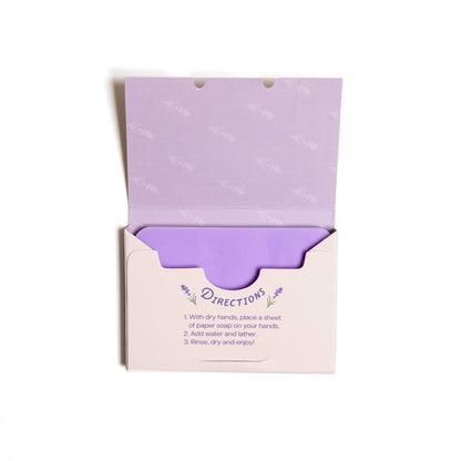 Paper Soap – Lavender Scent, Travel Size