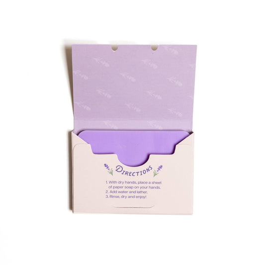 Paper Soap – Lavender Scent, Travel Size