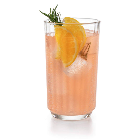 Paneled Highball Glasses | Set of 4