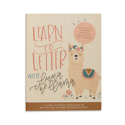 Learn to Letter with Luna the Llama (Activity Book for Kids)