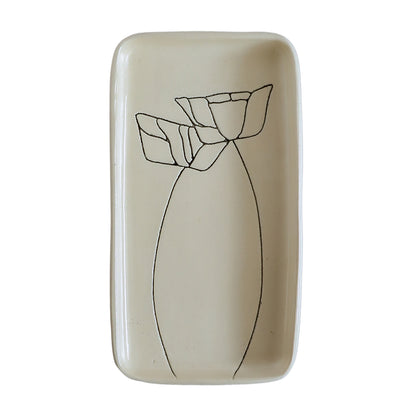Ceramic Tray: Poppy