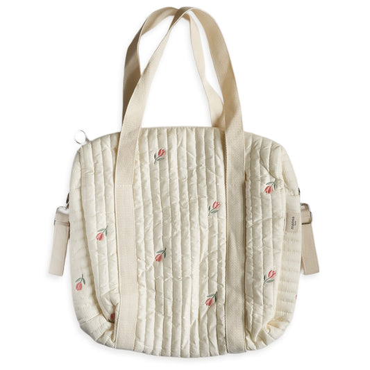 Amapola Embroidered Stroller and Diaper Bag