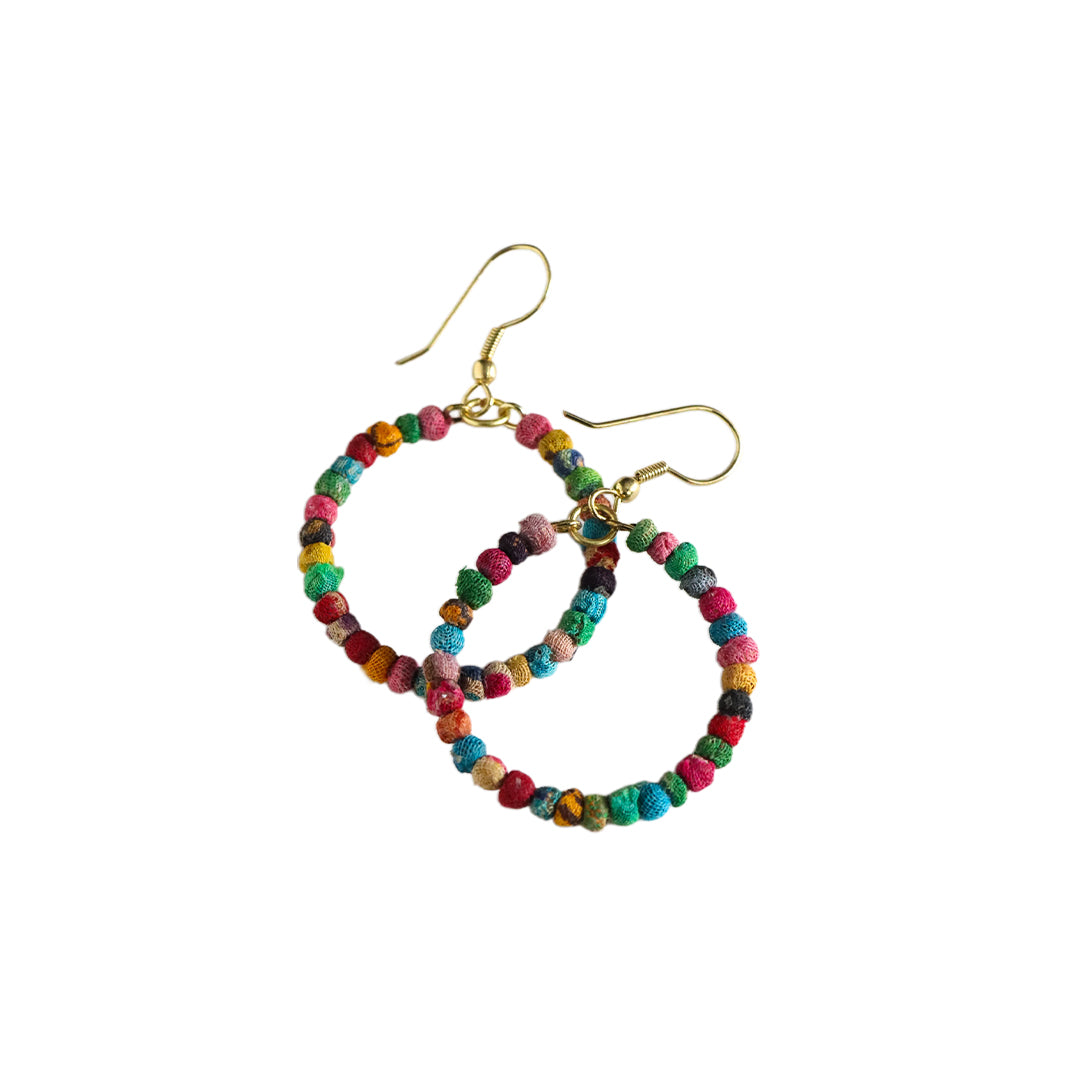 Colors of India Sari Hoop-Small