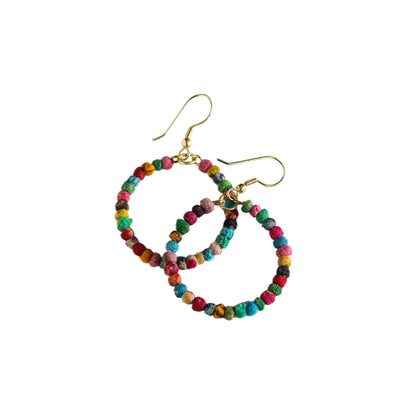 Colors of India Sari Hoop-Small