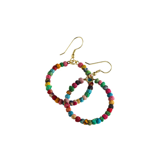 Colors of India Sari Hoop-Small