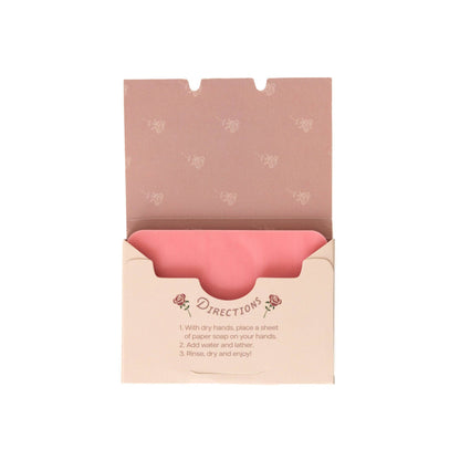 Paper Soap – Rose Scent, Travel Size