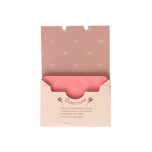 Paper Soap – Rose Scent, Travel Size