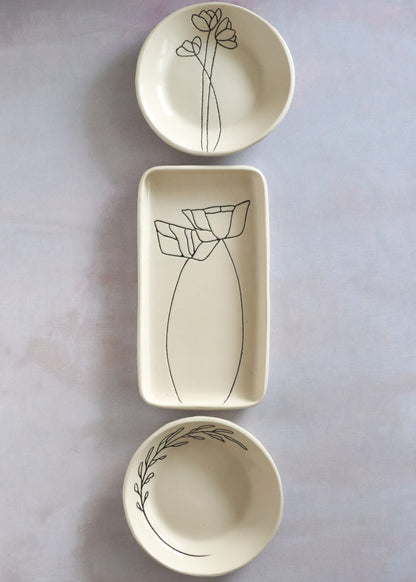 Ceramic Tray: Poppy